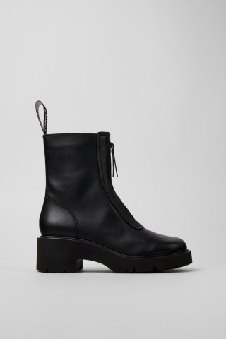 Neu Eingetroffen Camper Milah - Schwarze Stiefeletten aus Leder für Damen.