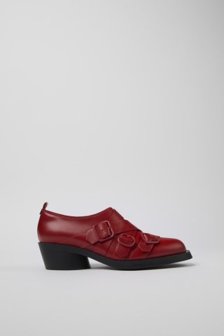 Neu Eingetroffen Camper Twins - Roter Lederschuh für Damen