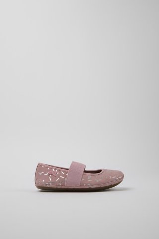 Neu Eingetroffen Camper Right - Mehrfarbige Ballerinas aus Nubukleder und Leder für Kinder.
