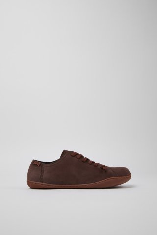 Neu Eingetroffen Camper Peu - Brauner Damenschuh aus Nubukleder Neu Eingetroffen Camper Peu - Brauner Damenschuh aus Nubukleder