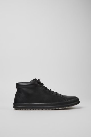 Neu Eingetroffen Camper Chasis Sport - Schwarze Herrenstiefelette aus Leder.