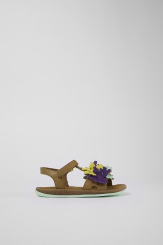 Neu Eingetroffen Camper Twins - Mehrfarbige Ledersandalen