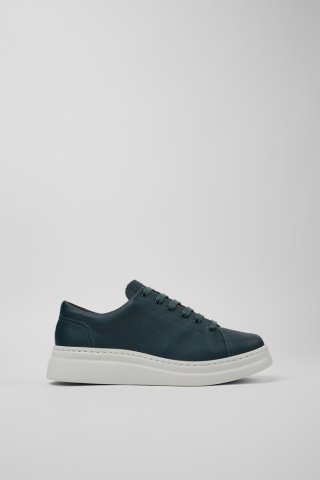 Neu Eingetroffen Camper Runner Up - Grüne Ledersneaker für Damen