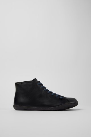 Neu Eingetroffen Camper Peu - Schwarze Herrenstiefelette aus chromfreiem Leder.