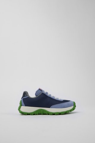 Neu Eingetroffen Camper Drift Trail - Blauer Sneaker aus Textil/Nubukleder