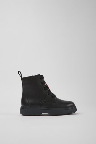 Neu Eingetroffen Camper Twins - Schwarze Kinderstiefelette aus Leder