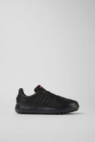 Neu Eingetroffen Camper Pelotas XLF - Schwarzer Damensneaker aus Leder und Textil.