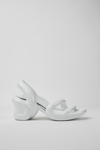 Neu Eingetroffen Camper Kobarah - Weiße Unisex-Sandale Neu Eingetroffen Camper Kobarah - Weiße Unisex-Sandale