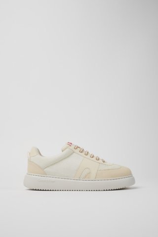 Neu Eingetroffen Camper Runner K21 Sorona® - Weißer Damensneaker aus Sorona Mesh.