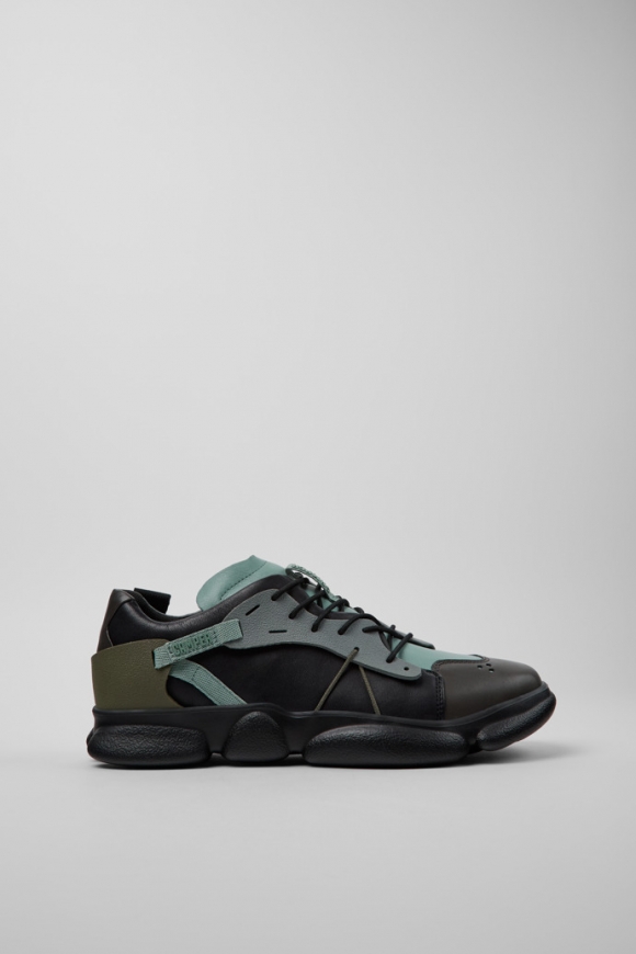 Neu Eingetroffen Camper Twins - Mehrfarbiger Herrensneaker aus Leder und Textil.