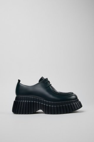 Neu Eingetroffen Camper BCN - Grüner Damenschuh aus Leder