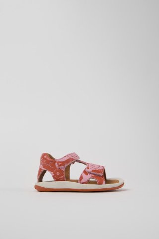 Neu Eingetroffen Camper Twins - Mehrfarbige Kindersandalen aus Leder. Neu Eingetroffen Camper Twins - Mehrfarbige Kindersandalen aus Leder.