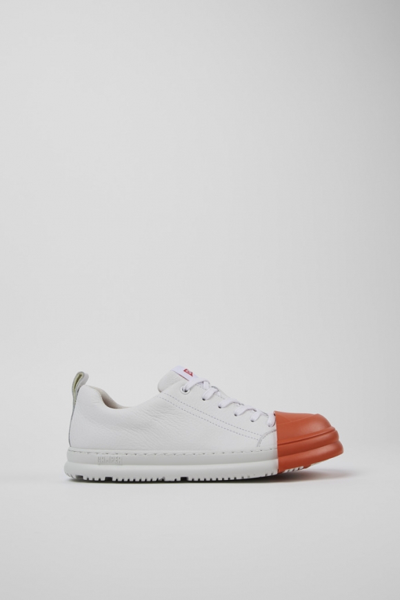 Neu Eingetroffen Camper Junction Runner - Weißer Ledersneaker für Damen Neu Eingetroffen Camper Junction Runner - Weißer Ledersneaker für Damen