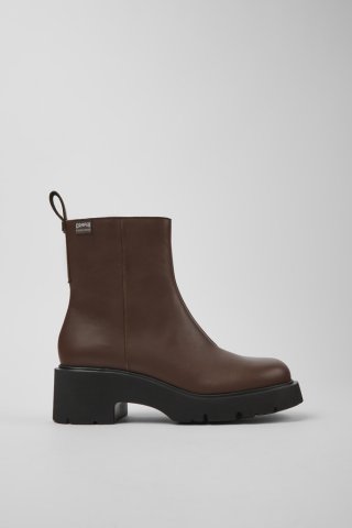 Neu Eingetroffen Camper Milah HYDROSHIELD® - Brauner Damenstiefel aus Leder Neu Eingetroffen Camper Milah HYDROSHIELD® - Brauner Damenstiefel aus Leder