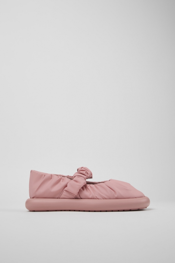 Neu Eingetroffen Camper Onda - Rosafarbener Mary Jane-Damenschuh aus Textil Neu Eingetroffen Camper Onda - Rosafarbener Mary Jane-Damenschuh aus Textil