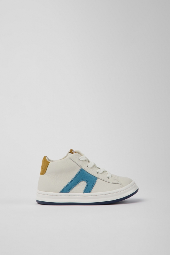 Neu Eingetroffen Camper Twins - Weißer Kindersneaker aus Leder