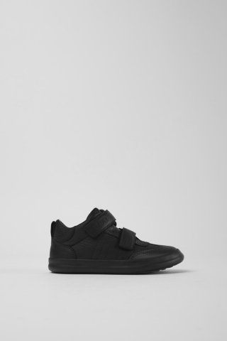 Neu Eingetroffen Camper Pursuit - Schwarzer Kindersneaker aus Leder und Textil