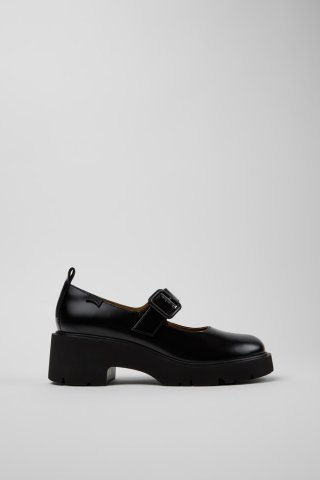 Neu Eingetroffen Camper Milah - Schwarzer Damenschuh aus Leder. Neu Eingetroffen Camper Milah - Schwarzer Damenschuh aus Leder.
