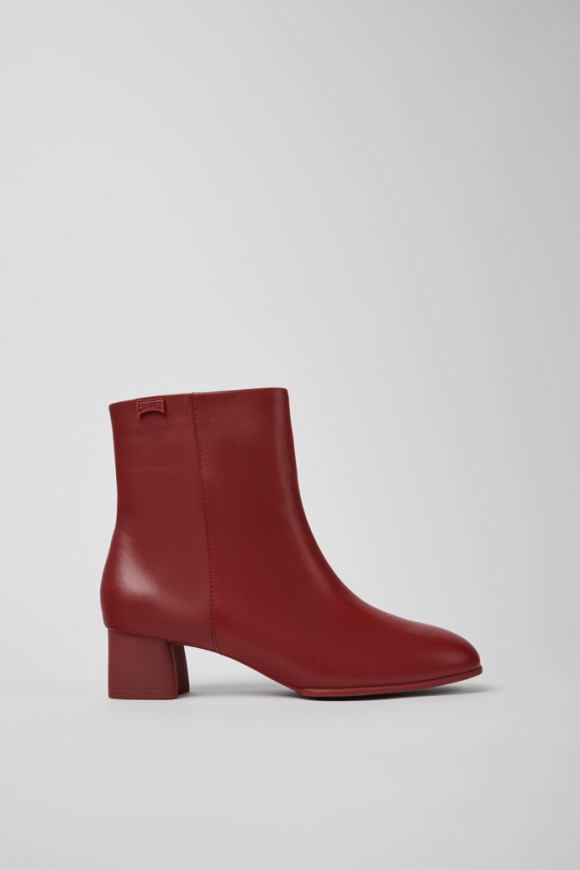 Neu Eingetroffen Camper Katie - Weinrote Damenstiefelette aus Leder Neu Eingetroffen Camper Katie - Weinrote Damenstiefelette aus Leder