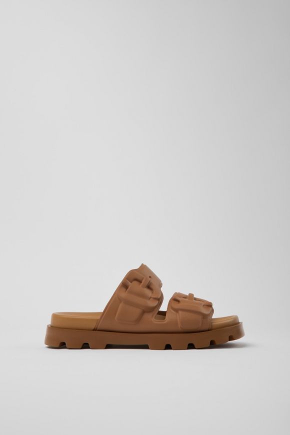 Neu Eingetroffen Camper Brutus Sandal - Braune EVA-Sandale für Damen. Neu Eingetroffen Camper Brutus Sandal - Braune EVA-Sandale für Damen.