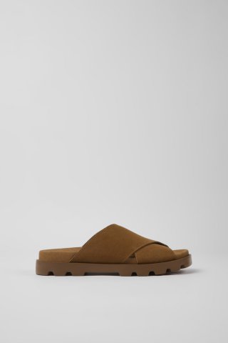 Neu Eingetroffen Camper Brutus Sandal - Damensandale aus Nubukleder in Braun