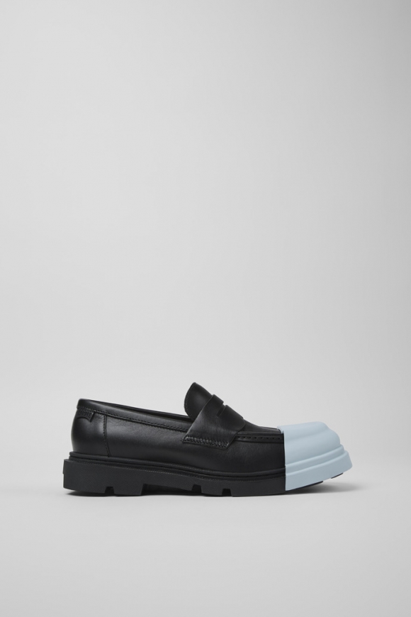 Neu Eingetroffen Camper Junction - Schwarzer Damenloafer aus Leder