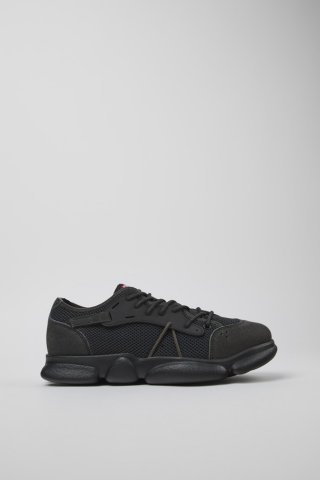 Neu Eingetroffen Camper Karst Sorona® - Grau-schwarze Herrensneaker aus Textil Neu Eingetroffen Camper Karst Sorona® - Grau-schwarze Herrensneaker aus Textil