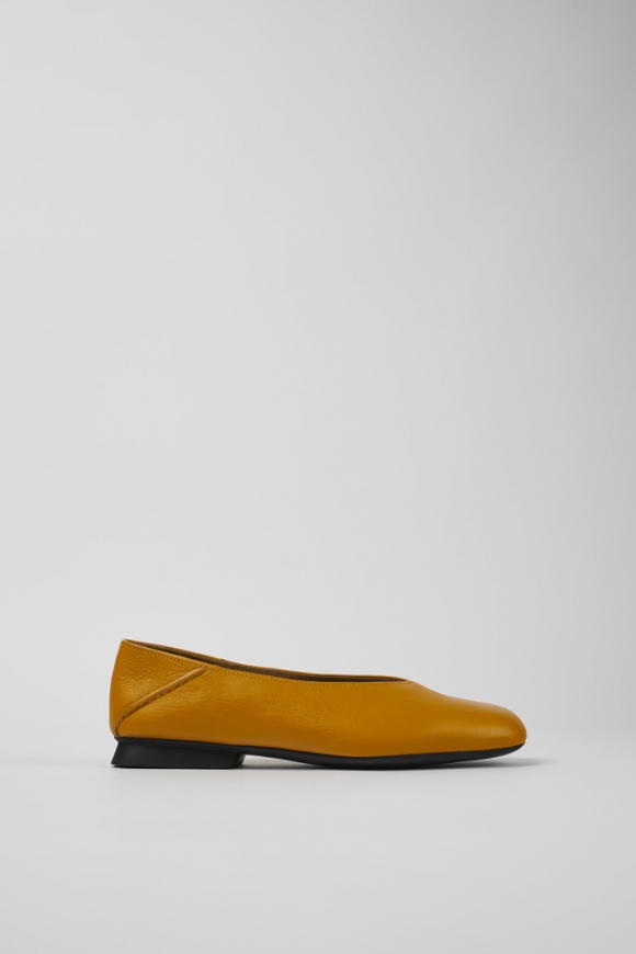Neu Eingetroffen Camper Casi Myra - Orange Lederballerinas für Damen Neu Eingetroffen Camper Casi Myra - Orange Lederballerinas für Damen