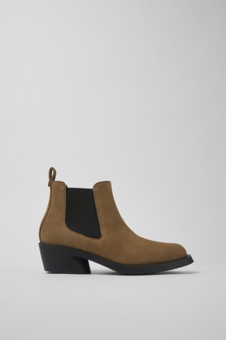 Neu Eingetroffen Camper Bonnie - Braune Damenstiefelette aus Nubukleder