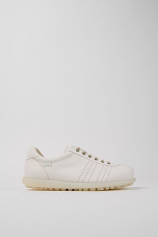 Neu Eingetroffen Camper Pelotas - Weißer Herrenschuh aus Leder.