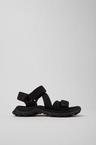 Neu Eingetroffen Camper Drift Trail Sandal - Schwarze Sandale aus recyceltem PET für Damen.