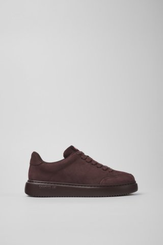 Neu Eingetroffen Camper Runner K21 - Weinroter Damensneaker aus Nubukleder