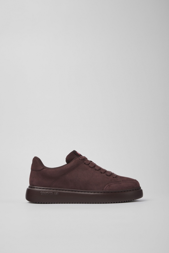 Neu Eingetroffen Camper Runner K21 - Weinroter Damensneaker aus Nubukleder