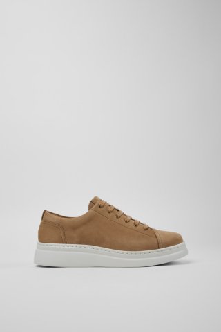 Neu Eingetroffen Camper Runner Up - Braune Damensneaker aus Nubukleder