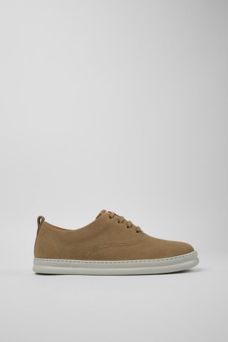 Neu Eingetroffen Camper Runner - Brauner Herrensneaker aus Nubukleder