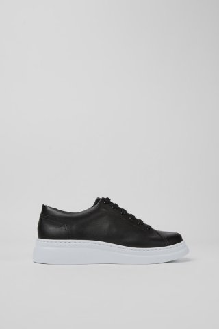 Neu Eingetroffen Camper Runner Up - Schwarzer Ledersneaker für Damen.