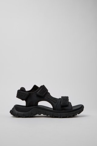 Neu Eingetroffen Camper Drift Trail Sandal - Schwarze Sandalen aus recyceltem PET/Leder für Herren. Neu Eingetroffen Camper Drift Trail Sandal - Schwarze Sandalen aus recyceltem PET/Leder für Herren.