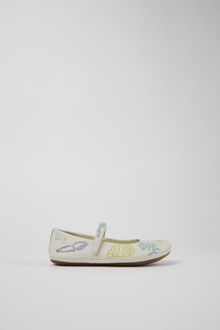 Neu Eingetroffen Camper Twins - Weißer Mary Jane-Schuh aus Leder