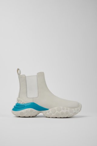 Neu Eingetroffen Camper Pelotas Mars - Weiße Stiefelette aus verantwortungsvollem Leder