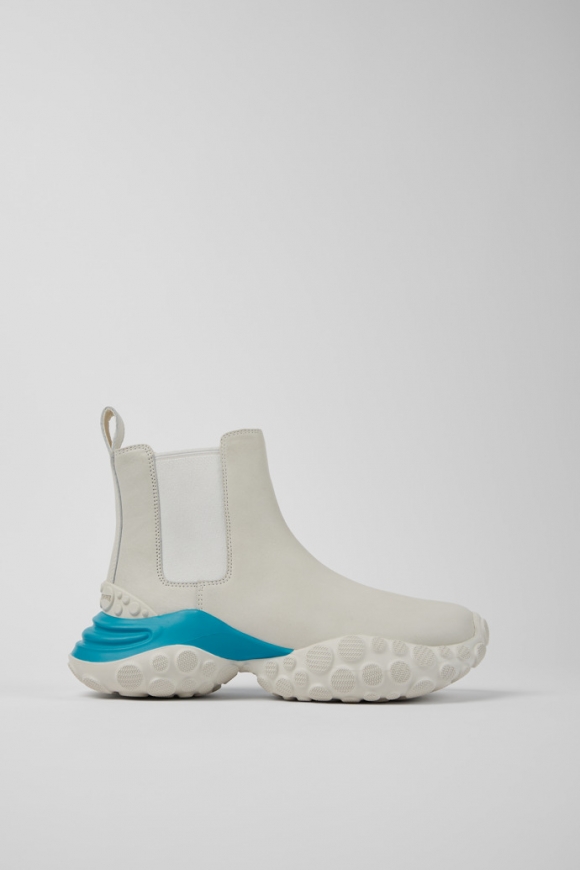Neu Eingetroffen Camper Pelotas Mars - Weiße Stiefelette aus verantwortungsvollem Leder Neu Eingetroffen Camper Pelotas Mars - Weiße Stiefelette aus verantwortungsvollem Leder