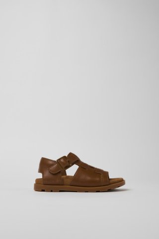 Neu Eingetroffen Camper Brutus Sandal - Braune Ledersandalen