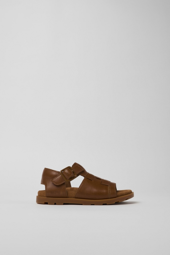 Neu Eingetroffen Camper Brutus Sandal - Braune Ledersandalen