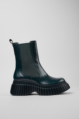 Neu Eingetroffen Camper BCN - Grüner Chelseastiefel für Damen aus Leder