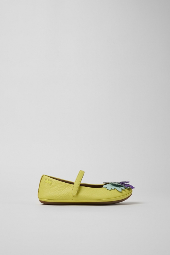 Neu Eingetroffen Camper Twins - Gelber Mary Jane-Schuh aus Leder
