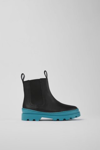 Neu Eingetroffen Camper Brutus - Schwarzer Kinder-Chelseastiefel aus Leder