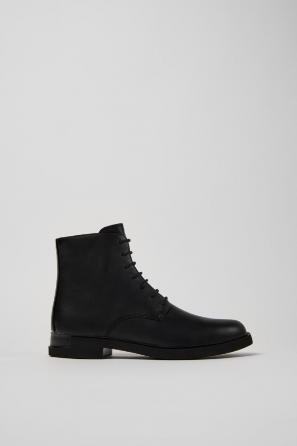Neu Eingetroffen Camper Iman - Schwarzer Damenschnürstiefel aus Leder Neu Eingetroffen Camper Iman - Schwarzer Damenschnürstiefel aus Leder