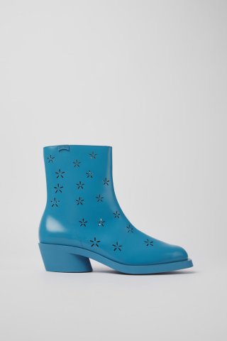Neu Eingetroffen Camper Bonnie - Blauer Damenstiefel aus Leder