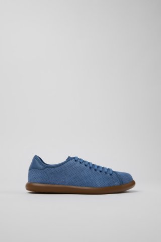 Neu Eingetroffen Camper Pelotas Soller - Blauer Damensneaker aus Nubukleder.