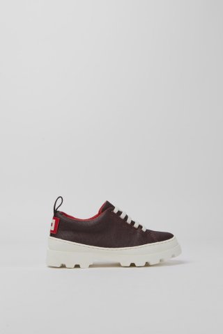 Neu Eingetroffen Camper Brutus - Weinroter Kinderschuh aus Biobaumwolle