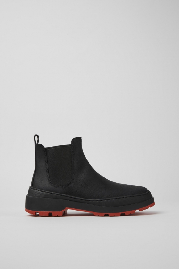 Neu Eingetroffen Camper Brutus Trek MICHELIN - Schwarze Damenstiefelette aus Nubukleder Neu Eingetroffen Camper Brutus Trek MICHELIN - Schwarze Damenstiefelette aus Nubukleder